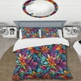 thumbnail image 2 of Designart "Radiant Boho Mandala IV" Multicolor Paisley Bedding Covert Set - Bohemian & Eclectic Bed Set With 1 Sham, 2 of 5