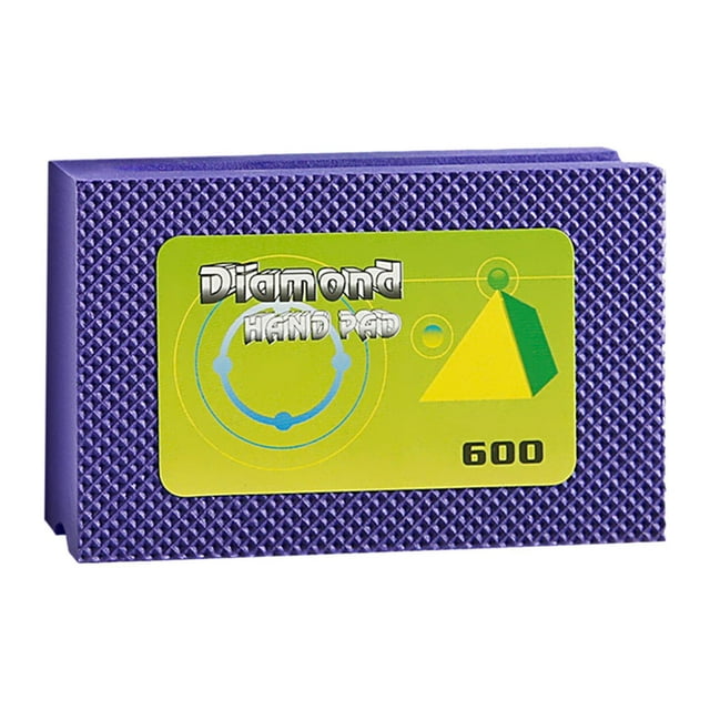Almohadilla de pulido manual Almohadilla de pulido Práctica Respaldo de espuma ligero Profesional grano 600