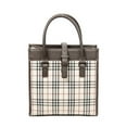 thumbnail image 1 of Pre-Owned Burberry Beige/Brown Flat Tote Shoulder Bag Nova Check Canvas, 1 of 8