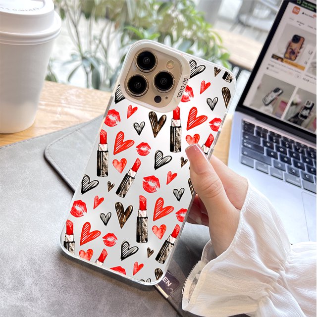"Manténgase a la moda con una funda flexible de goma de piel de oveja para iPhone: diseño innovador"
