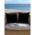 thumbnail image 5 of Outdoor Pillows Waterproof, Yellow Polka Dots Bedding Throw Pillows with Insert for Couch Sofa Bed, Modern Speckles Minimalist Black 16x16 Inch Pillowcases Decorative Camping Patio Pillow Set of 1, 5 of 8