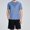 🔥 Blue, variant on Dianli Men’s Ice Feel Summer Sports Set, Short Sleeve Breathable Quick-Dry Two-Piece Running Workout Outfit, Casual Comfortable Activewear for Fitness, Training, or Gym Pink M