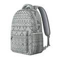 thumbnail image 2 of Boho Aesthetic Laptop Backpack - Trendy Tribal Print, 17 Inch Sleeve, Durable Oxford Fabric, Ideal for College Students & Professionals, 2 of 6