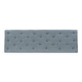 thumbnail image 4 of Aubrey Washed Blue Linen 62-Inch Bench, 4 of 4