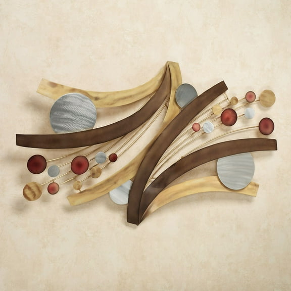 Influence Metal Wall Sculpture Multi Metallic
