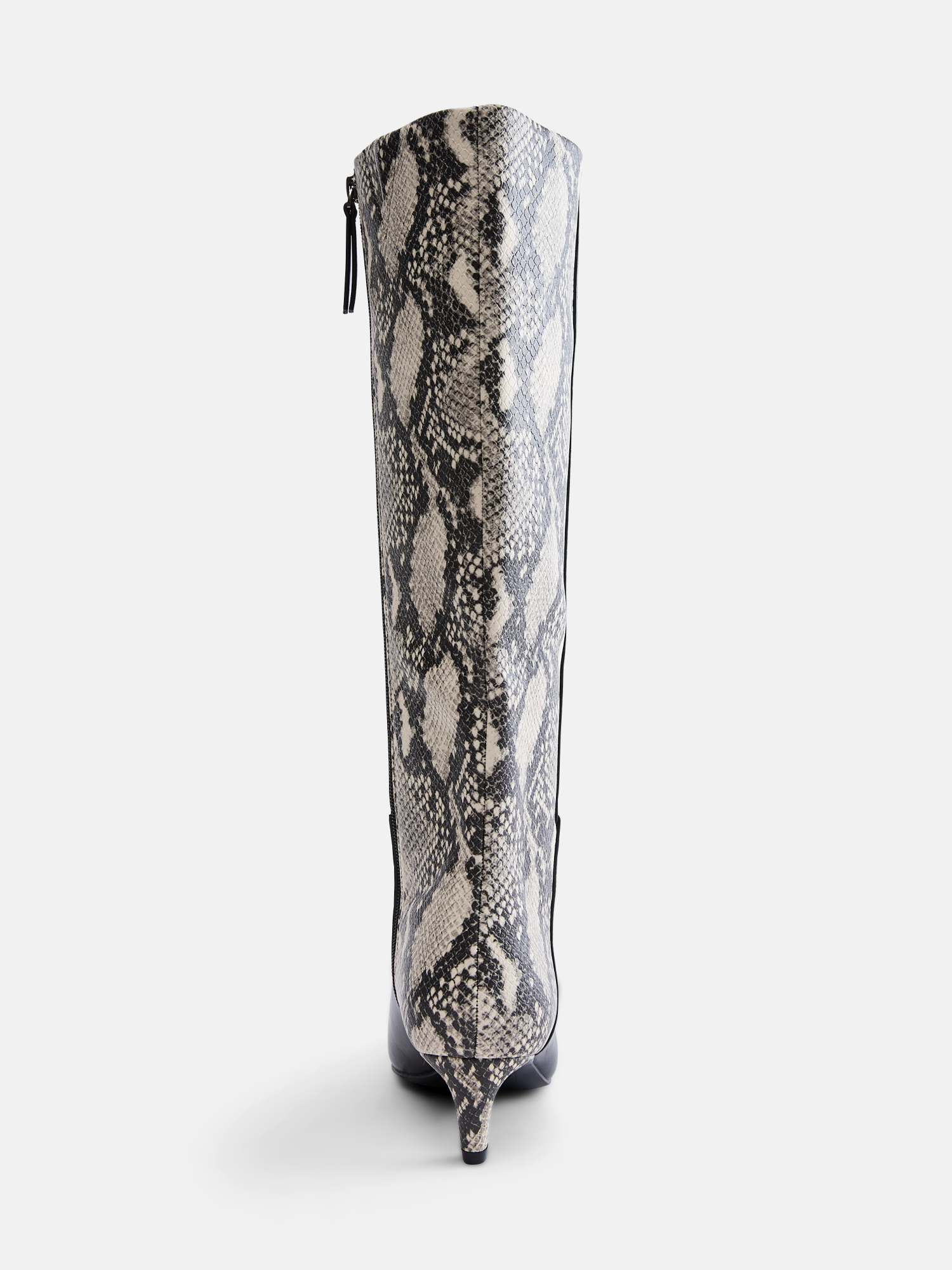 Scoop Women's Two Tone Kitten Heel Knee High Boot photo 4