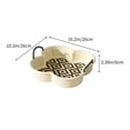 thumbnail image 3 of Nilvkv Fruit Tray Household Coffee Table Dried Fruit Box Divided Melon Candy Snack Storage Box, 3 of 6