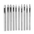 thumbnail image 3 of 10Pcs Hollow Punch Set, Premium Steel Material, Chip Groove Design,  Sharpness, 10 Different Sizes, Flat Bottom, for Leather Crafts, Belts, Watchbands, Bags, 3 of 8