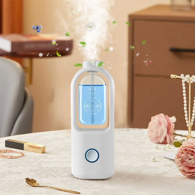 Automatic Aromatherapy Diffuser Portable Wireless Sprayer with Night Light for Home Office Travel Silent Operation and Intelligent Control 50ml Capacity