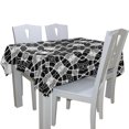 thumbnail image 2 of EREHome Abstract Black And White Lines Tablecloth 60x84 inches, 2 of 4