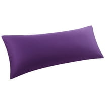 Unique Bargains Cotton Body Pillowcase Breathable Envelope Grape 20"x48"