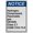 Warning Sign 5, variant on Weatherproof Horizontal ANSI Flammable Sign (Flammable materials No smoking or open flames within 50 feet) 8 in" x 12 in" UV Resistant Indoor Outdoor Workplace Insdustrial Caution Danger Warning SIgn