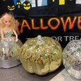 thumbnail image 3 of Disco calabaza decoración de Halloween suministros de boda decoración del hogar regalo de vacaciones decoración de bola de discoteca cristales decoración de calabaza Halloween, 3 of 4
