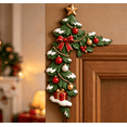 thumbnail image 6 of Christmas Tree Door Corner Hanging Decoration Resin Figurine for Door Frame Wall Holiday Display, 6 of 7