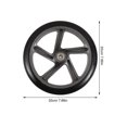 thumbnail image 2 of OUNONA 2 Pcs Roues de Remplacement Universelles en PU pour Fauteuils Roulants et Déambulateurs avec Roulement Silencieux et Fluide, 2 of 8