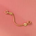 thumbnail image 5 of Ross-Simons 1.1mm 14kt Yellow Gold 2 inches Cable Safety Chain, Women's, Adult, 5 of 6