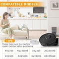 thumbnail image 2 of HLONK 8 Pack Side Brushes Replacement for Shark Matrix Robot Vacuum RV2310  RV2310AE  AV2310  AV2310AE  RV2300  RV2300S  RV2320S  UR2350AE Vacuum Cleaner, 2 of 9