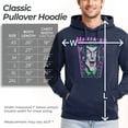 thumbnail image 6 of Men's Batman Joker Ha Ha Frame Pull Over Hoodie Navy Blue 3X Large, 6 of 6
