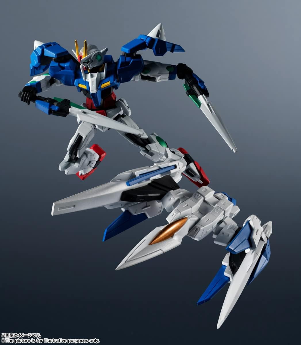 Tamashii Nations - Mobile Suit Gundam - GN-0000 + GNR-010 00 Raiser, Gundam Universe Action Figure