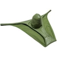 thumbnail image 3 of Botmois Men Gloss Underwear Elastic Sex Swim Trunks Pouch Briefs Cheek Underpant Army Green M, 3 of 3