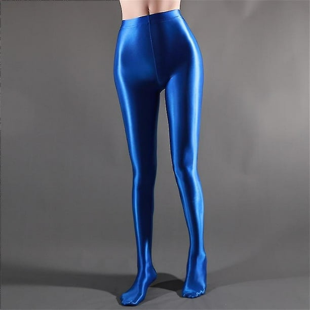 New Glossy Opaque Leggings Shiny High Waist Tights Stockings Pants