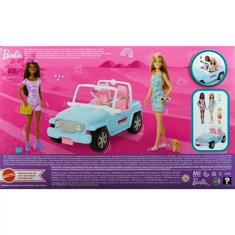 Barbie 7体 & 車　(セット売りのみ可) Barbie 7体 & 車 (セット売りのみ可) Barbie 7体 & 車 (セット売り