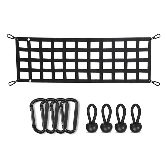 Car Trunk Organizer Net Protection Pickup Truck Bed Cargo Mesh Net Cargo Storage Netting Divider Accessories