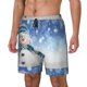 thumbnail image 1 of Fotbe Christmas Snowman In The Snow Traje de Baño para Hombre – Shorts de Natación de Secado Rápido con Forro y Bolsillos-3X-Large, 1 of 6