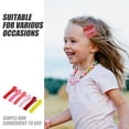 thumbnail image 3 of FONDOTIN 6pcs Non-Slip Hair Barrettes For Kids School Charming Design Hair Accessories, 3 of 6