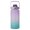 3 Purple cover, variant on PP Silicone Water Bottles Leak-proof Water Bottle Sports Bottle for Time Markings 4 Colors