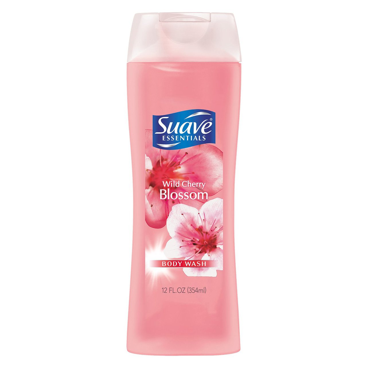 6 PACKS Suave Essentials Body Wash, Wild Cherry Blossom 12 oz