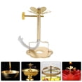 thumbnail image 4 of Lámpara de aceite Bolpador de mecha de mecha Templo Pray Oray Wicks Stand Buddha Lámpara de aceite Part (L), 4 of 7