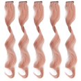 thumbnail image 1 of Pièce de Cheveux à Clipser, 5 Pcs Extension de Cheveux Mèches Extension de Cheveux à Clipser Cheveux Longs Bouclés Ingénierie de Précision, 1 of 8