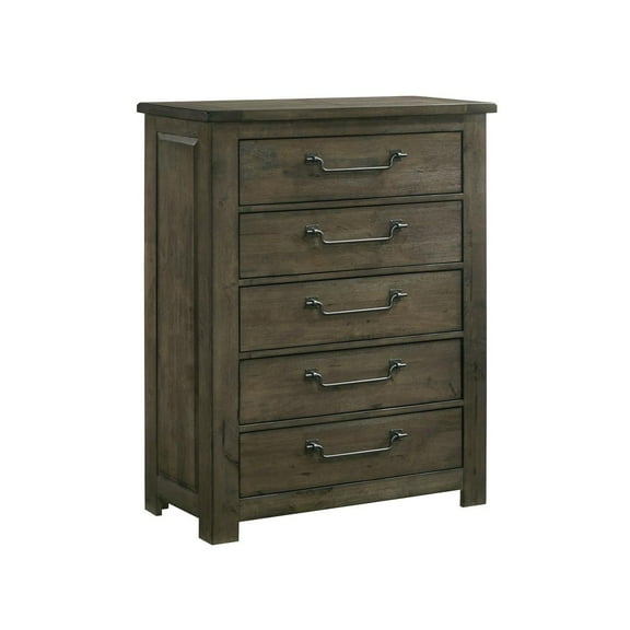 Picket House Furnishings Memphis 5-Drawer Chest in Gray