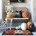 thumbnail image 2 of Halloween Door Mat,Pumpkins Spider Web Outdoor Mats for Front Door,Halloween Indoor Entrance Non-Slip Doormat,Halloween Entryway Welcome Rubber Mats for Front Porch Decor 30" x 17", 2 of 6