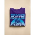 thumbnail image 3 of May Luck Be Yours On Halloween Sweatshirt Women -Image by Shutterstock, Female 4X-Large, 3 of 4