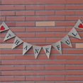 thumbnail image 3 of Agradecido Arpillera Bandera Banderín Bandera Acción De Gracias Boda Decoraciones Para Fiestas De Cumpleaños 2m Colcomx Thankful Heart Bunting Banner, 3 of 8