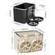 thumbnail image 4 of Caja de almacenamiento para reposabrazos de coche Riwesomey Beige portavasos plegable, 4 of 6