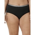 thumbnail image 2 of Hanes Womens Underwear 5-Pack, Stretch Cotton Brief Panties, No-Show Underwear for Women (Plus Sizes Available), 2 of 7