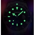 thumbnail image 5 of Reloj de lujo para hombre con bisel giratorio, cristal esmeralda, cuarzo luminoso, plateado, dorado, de acero inoxidable en dos tonos, verde estándar para hombre Sincero Electrónica, 5 of 5