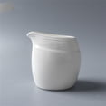 thumbnail image 4 of 200ml Large Capacity Milk Pitcher With Handle White Ceramic Sauce Pot Gravy Boat, 4 of 4