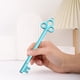thumbnail image 5 of Juego vintage de bolígrafos de gel con forma de llave de 6 | Plumas de escritura únicas de 0,5 mm de punta fina | Tinta dorada a base de agua | Papelería de oficina de novedad y monos | Duradero, 5 of 9