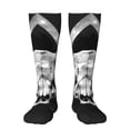 thumbnail image 2 of Lsque White Black Sheep skull Printed Crew Socks Men's Women's LightWeight Thin Casual Calf Socks ,Knee High Socks,Cotton Socks, 2 of 9