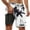 Black, variant on Mens Swim Trunks With Compression Liner 2 In 1 Swimming Shorts Summer Casual Style Beach Double Layer Pants Quick Dry Bathing Suits