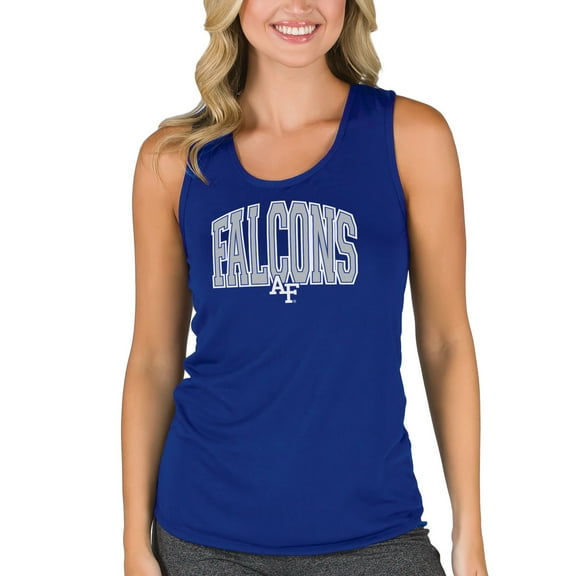 Women's College Concepts Royal Air Force Falcons Marathon Racerback Tank Top