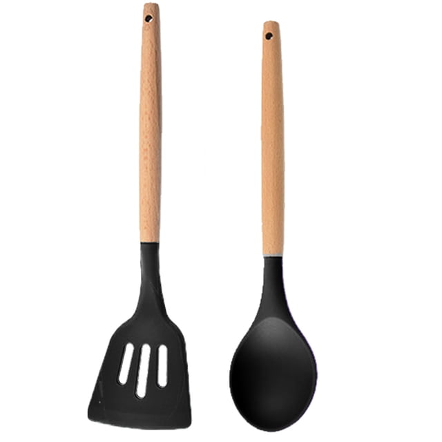 Juego de 2 utensilios de cocina: utensilios de cocina decorativos y multiusos
