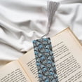 thumbnail image 6 of Kdxio Blue Excavator Print Metal Tassel Bookmarks,Perfect Gift for Art Lovers and Bookworms Metal Bookmarks for Women, 6 of 8