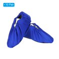 thumbnail image 3 of Uxcell 10 Pairs Shoe & Boot Covers, Reusable Cotton Non-Slip Shoe Covers for Indoors, Blue, 3 of 6