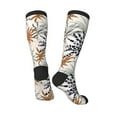 thumbnail image 4 of Balery Tropical Leaves Fun Novelty Socks Men'S Women'S Crew Socks Funny Crazy Novelty Socks Quirky And Cool Socks, 4 of 9