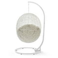 thumbnail image 6 of Swing Lounge Chair, Sunbrella, White Beige, Modern Contemporary Urban Design, Outdoor Patio Balcony Cafe Bistro Garden Furniture Hotel Hospitality, 6 of 8